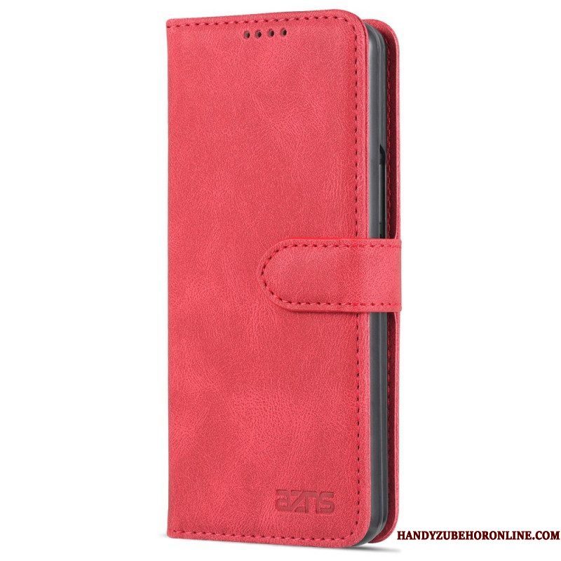 Leren Hoesje voor Samsung Galaxy Z Fold 4 Portemonnee Leren Azns Stikselportemonnee