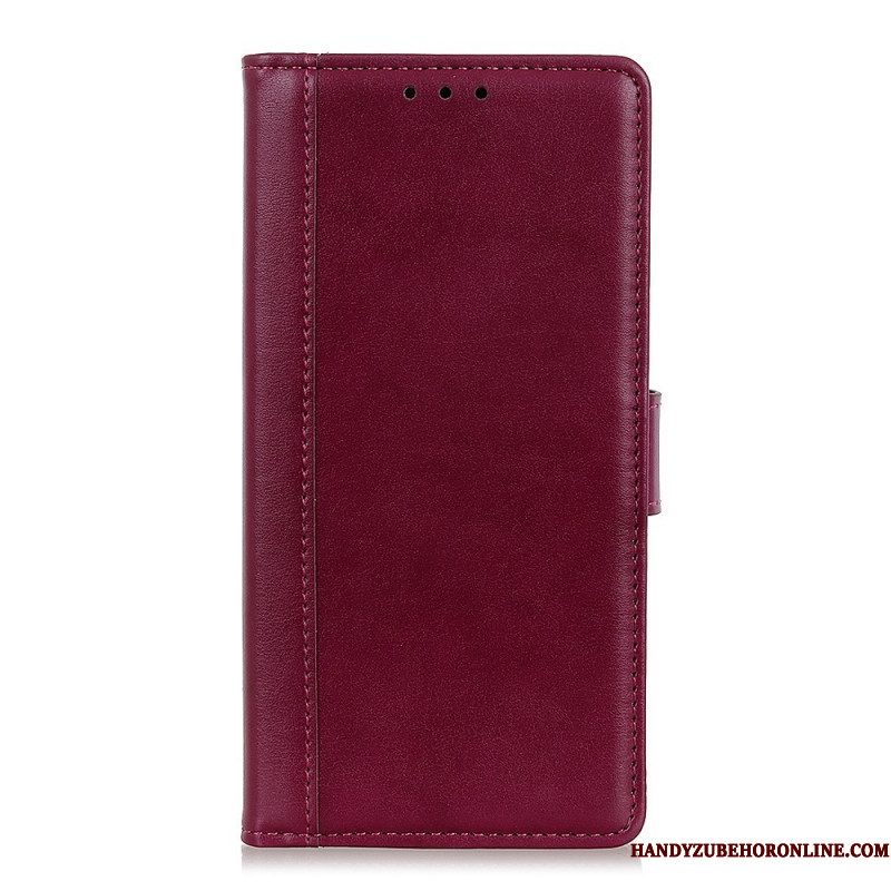 Leren Hoesje voor Sony Xperia 10 IV Stijl Leer