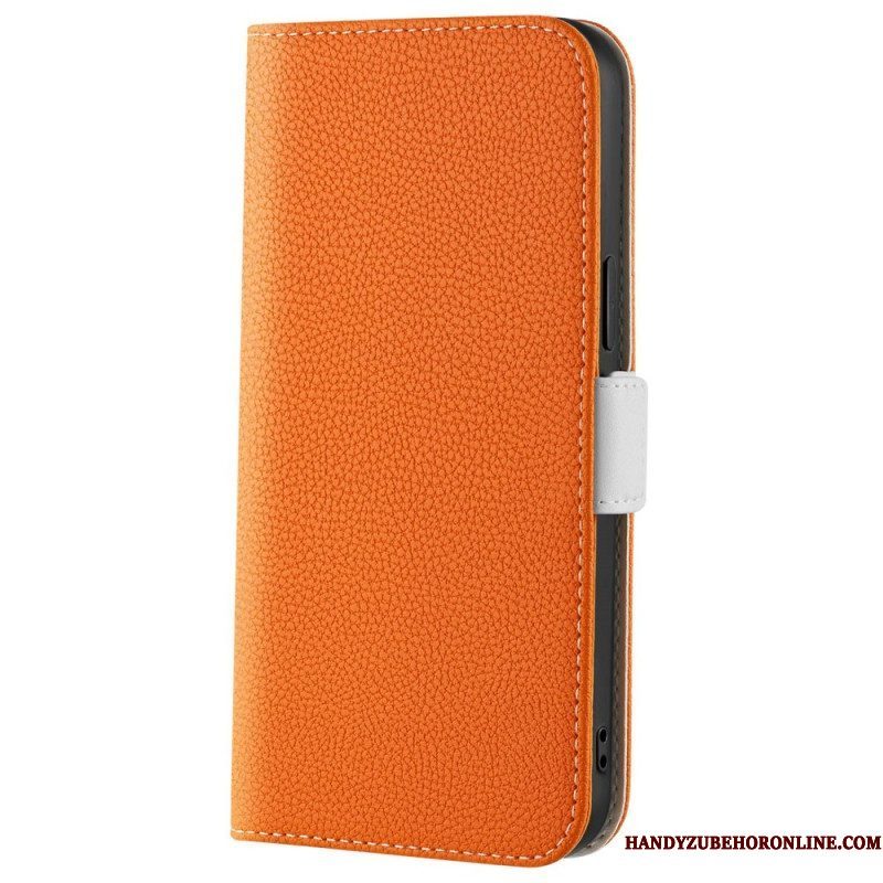 Leren Hoesje voor Xiaomi 12 / 12X Litchi Lederen Dubbele Sluiting