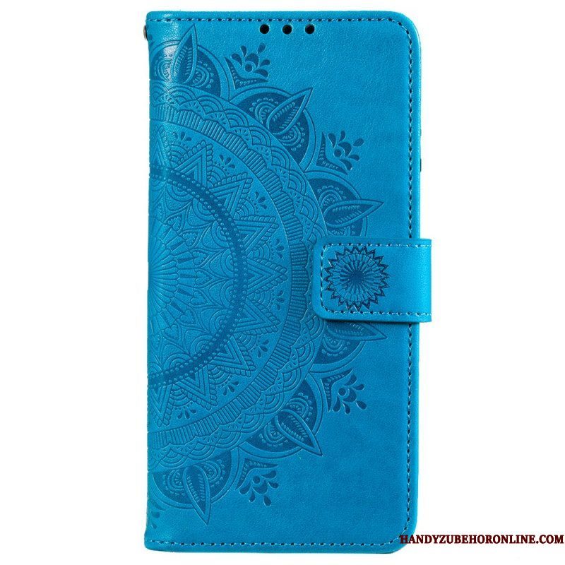 Leren Hoesje voor Xiaomi 12 / 12X Zon Mandala