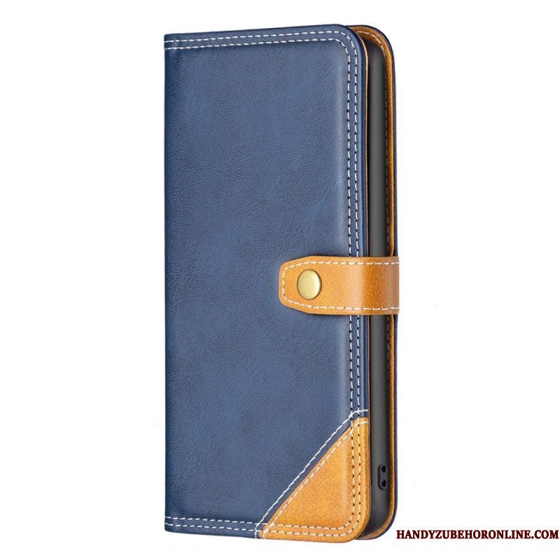 Leren Hoesje voor Xiaomi 12T / 12T Pro Vintage Binfen-kleur