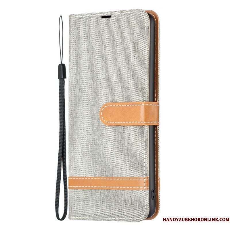 Leren Hoesje voor Xiaomi 13 Lite Met Ketting Band Stof