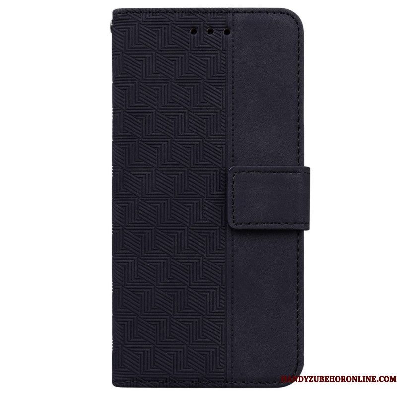 Leren Hoesje voor Xiaomi 13 Met Ketting Patroon Met Bandjes