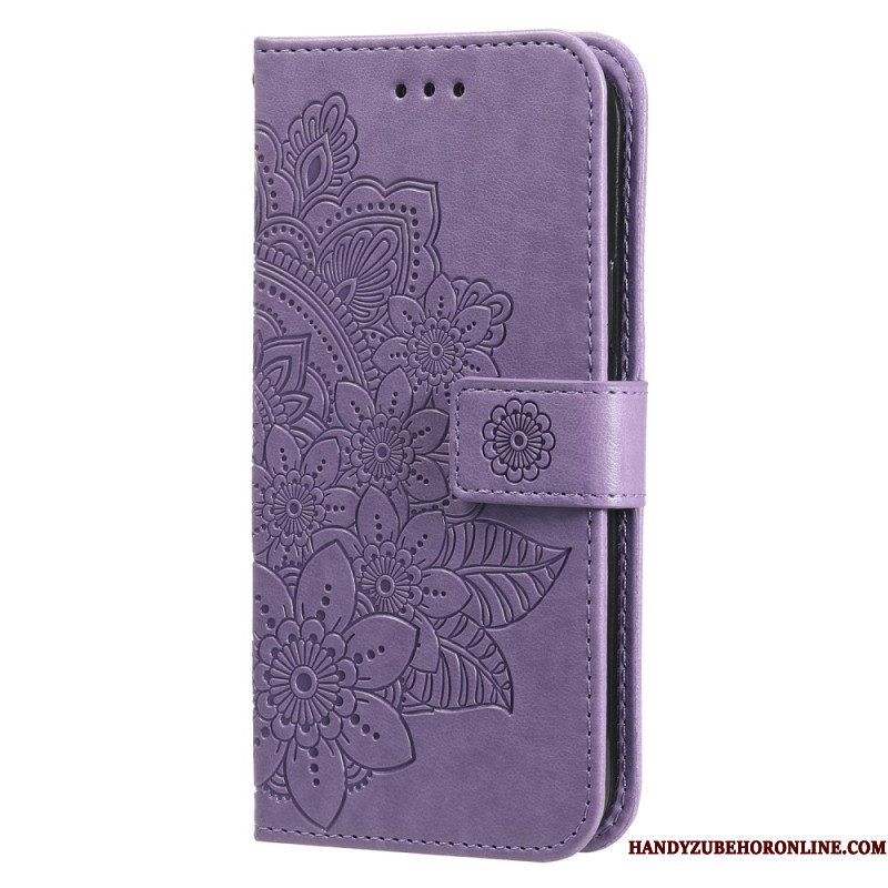 Leren Hoesje voor Xiaomi 13 Met Ketting Strakke Mandala