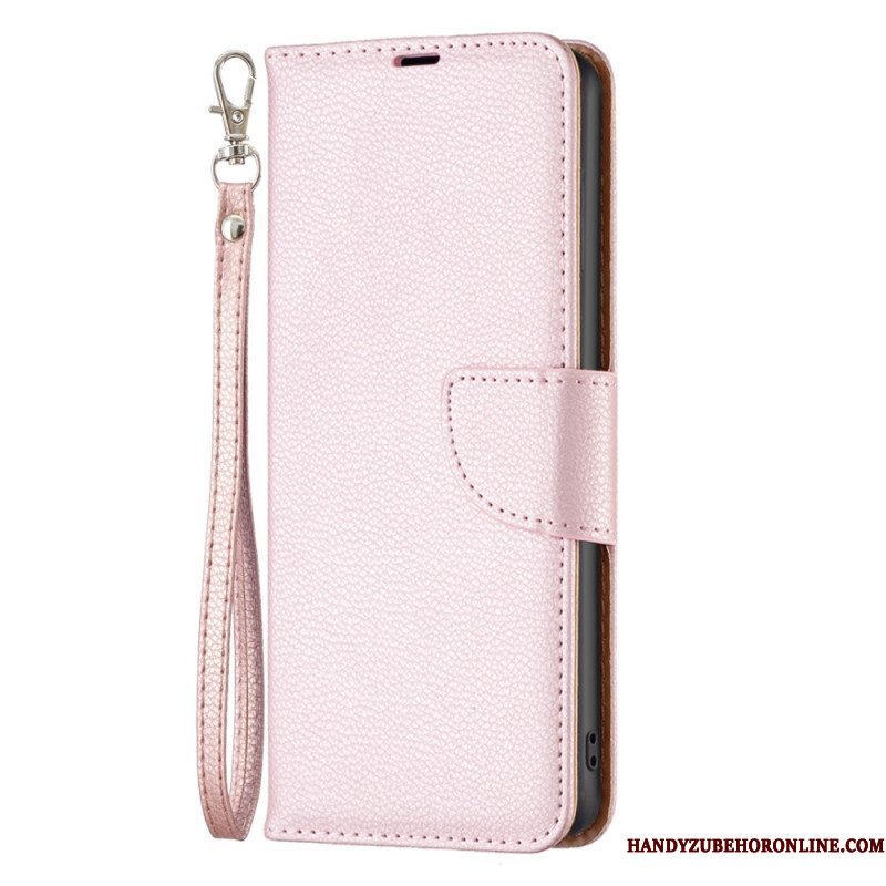 Leren Hoesje voor Xiaomi 13 Pro Lychee Schuine Sluiting