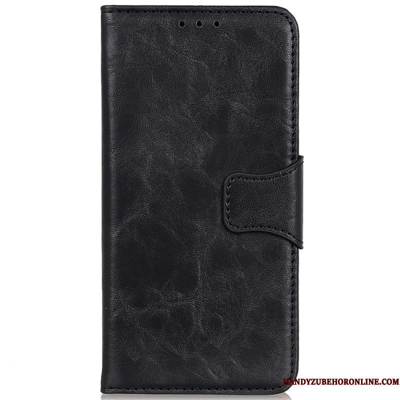 Leren Hoesje voor Xiaomi Redmi Note 11 / 11S Folio-hoesje Getextureerde Magnetische Flap