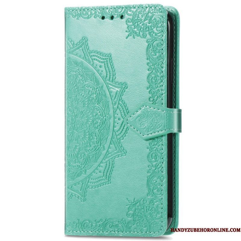 Leren Hoesje voor Xiaomi Redmi Note 11 / 11S Mandala Middeleeuwen