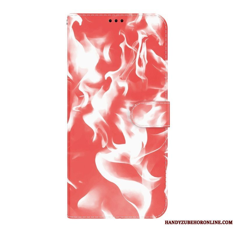 Leren Hoesje voor Xiaomi Redmi Note 11 Pro Plus 5G Abstract Patroon