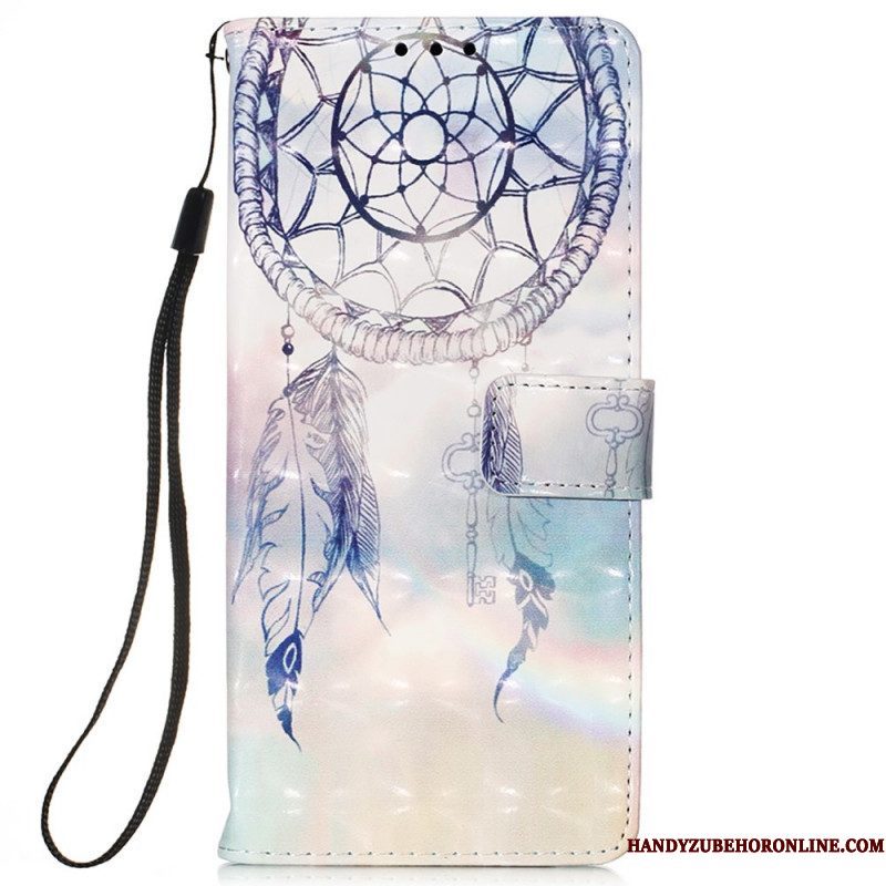 Leren Hoesje voor Xiaomi Redmi Note 11 Pro Plus 5G Aquarel Dromenvanger