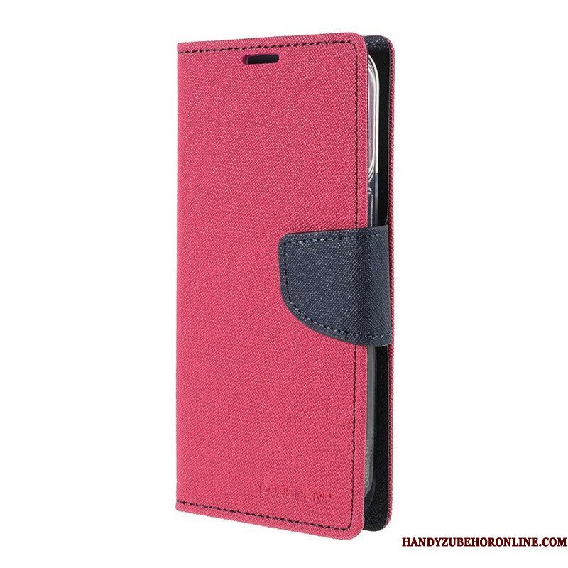Leren Hoesje voor iPhone 13 Pro Tweekleurige Mercury Goospery
