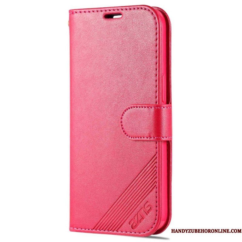 Leren Hoesje voor iPhone 14 Azns Leerstyling