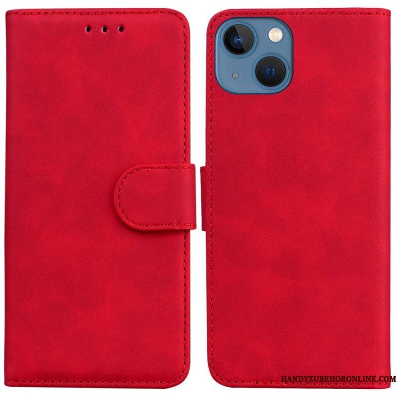 Leren Hoesje voor iPhone 14 Plus Stijl Lederen Couture