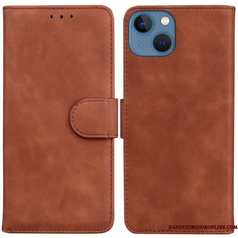 Leren Hoesje voor iPhone 14 Plus Stijl Lederen Couture