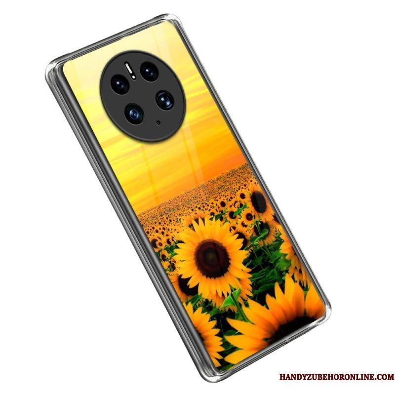 Telefoonhoesje voor Huawei Mate 50 Pro Alleen Zonnebloemen