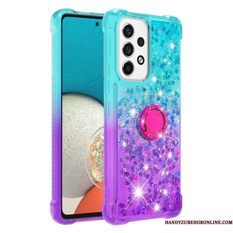 Telefoonhoesje voor Samsung Galaxy A53 5G Glitter Ringbeugel