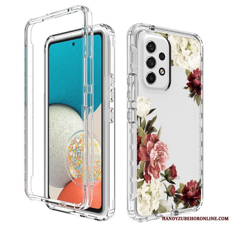 Telefoonhoesje voor Samsung Galaxy A53 5G Naadloze Bloemen