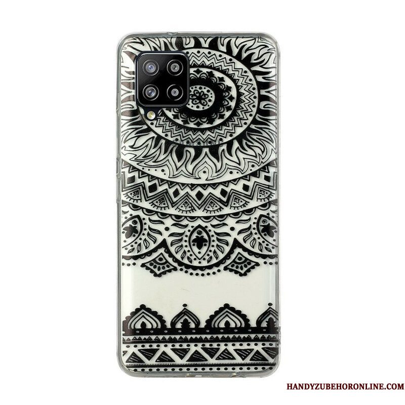 Telefoonhoesje voor Samsung Galaxy M12 / A12 Naadloze Bloemenmandala