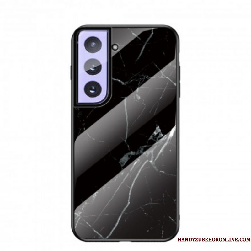 Telefoonhoesje voor Samsung Galaxy S21 5G Marmeren Kleuren Gehard Glas