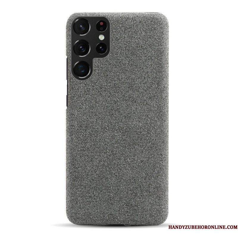 Telefoonhoesje voor Samsung Galaxy S22 Ultra 5G Textuurstof Ksq