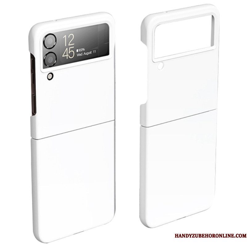 Telefoonhoesje voor Samsung Galaxy Z Flip 4 Folio-hoesje Klassieke Slanke Siliconen