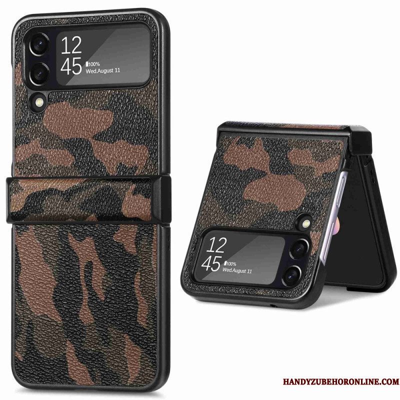 Telefoonhoesje voor Samsung Galaxy Z Flip 4 Folio-hoesje Militaire Camouflage