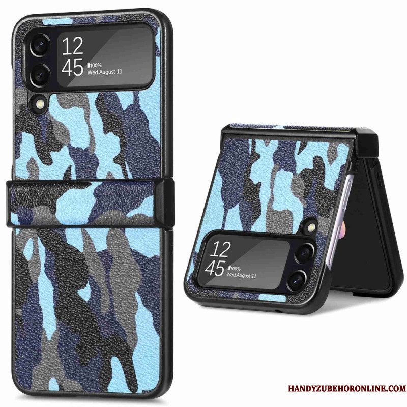 Telefoonhoesje voor Samsung Galaxy Z Flip 4 Folio-hoesje Militaire Camouflage