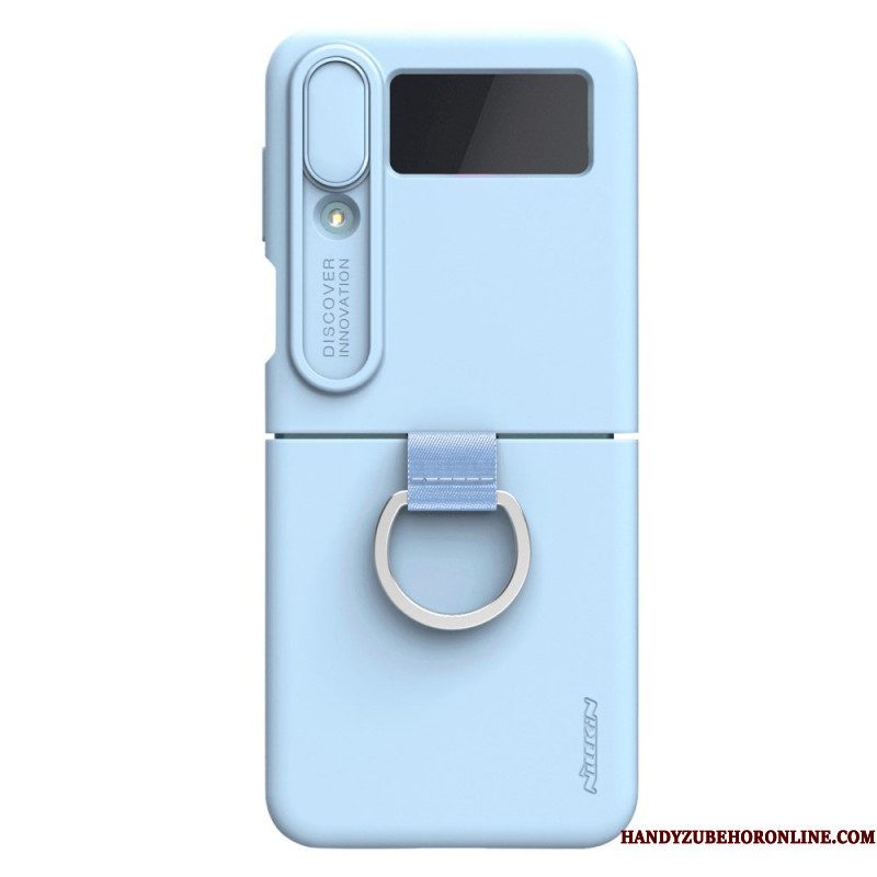 Telefoonhoesje voor Samsung Galaxy Z Flip 4 Folio-hoesje Nillkin