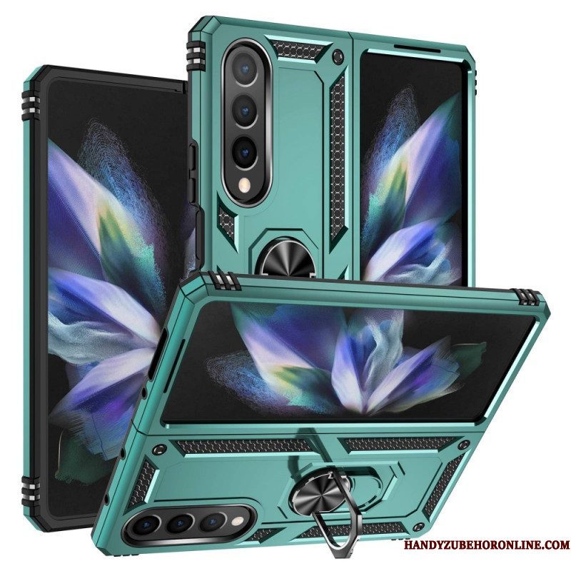 Telefoonhoesje voor Samsung Galaxy Z Fold 4 Militaire Kwaliteit Met Ring