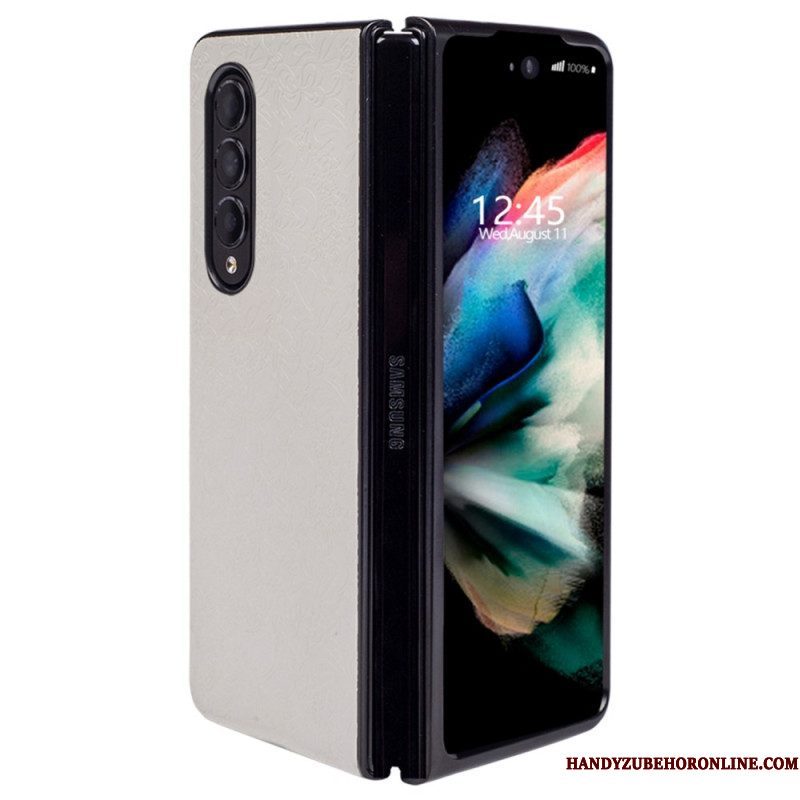 Telefoonhoesje voor Samsung Galaxy Z Fold 4 Reliëf Arabesk