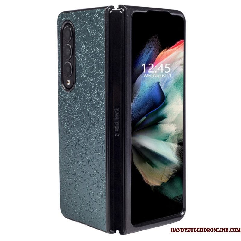 Telefoonhoesje voor Samsung Galaxy Z Fold 4 Reliëf Arabesk