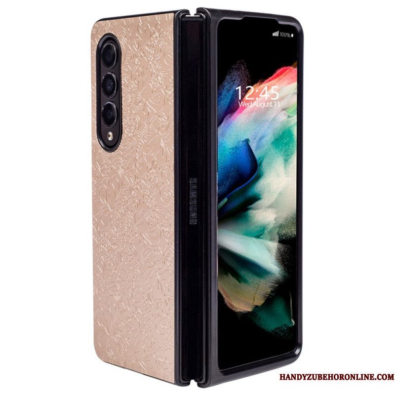 Telefoonhoesje voor Samsung Galaxy Z Fold 4 Reliëf Arabesk