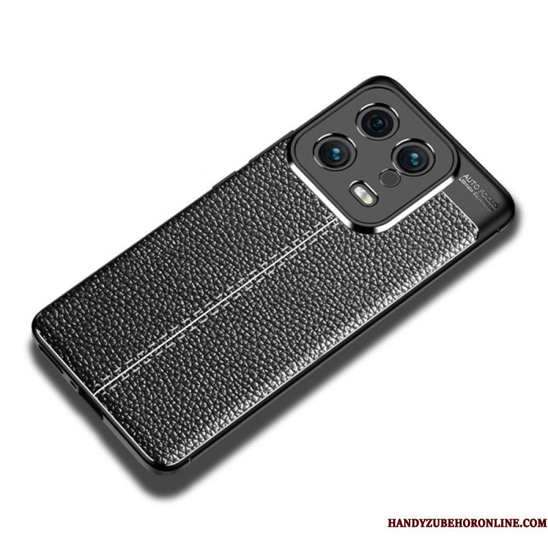 Telefoonhoesje voor Xiaomi 13 Dubbellijnig Litchi-leereffect