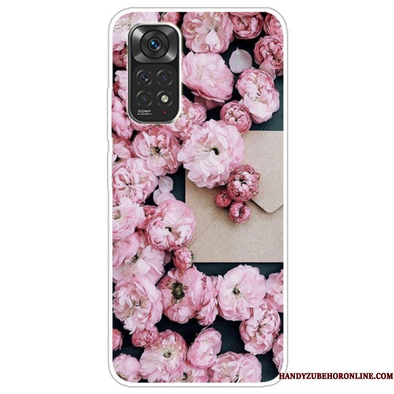 Telefoonhoesje voor Xiaomi Redmi Note 11 Pro / 11 Pro 5G Intense Bloemen