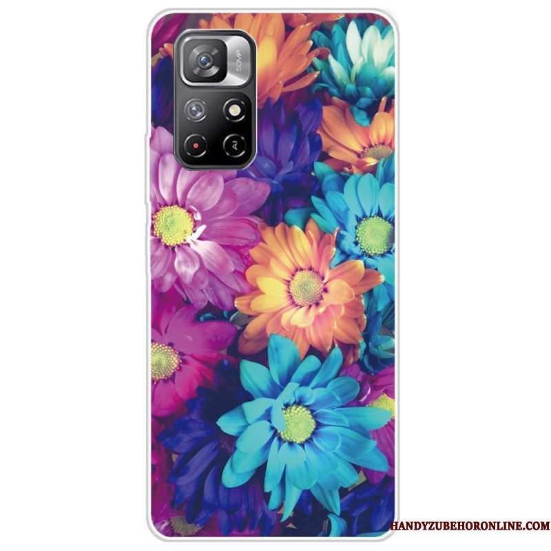 Telefoonhoesje voor Xiaomi Redmi Note 11 Pro Plus 5G Flexibele Bloemen