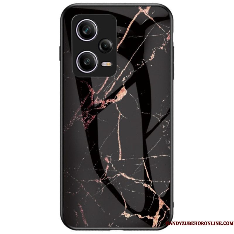 Telefoonhoesje voor Xiaomi Redmi Note 12 Pro Marmer Gehard Glas