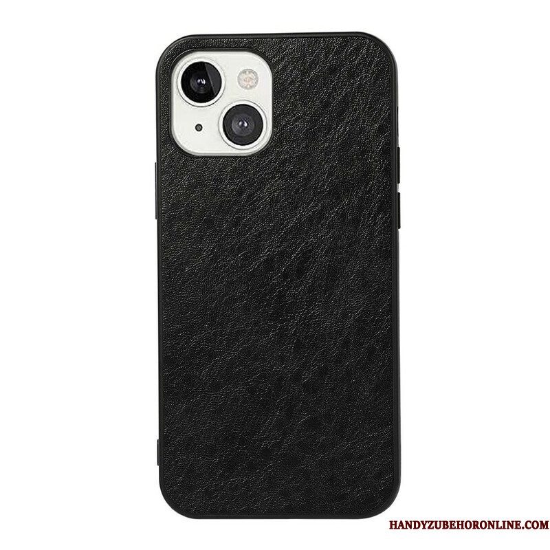 Telefoonhoesje voor iPhone 13 Mini Elegantie Leereffect