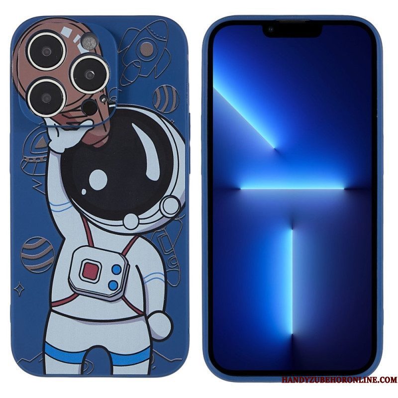 Telefoonhoesje voor iPhone 14 Pro Astronaut