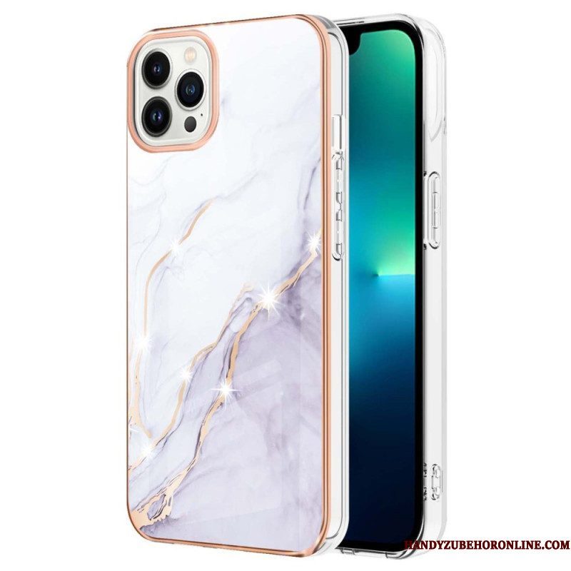 Telefoonhoesje voor iPhone 15 Pro Marmer