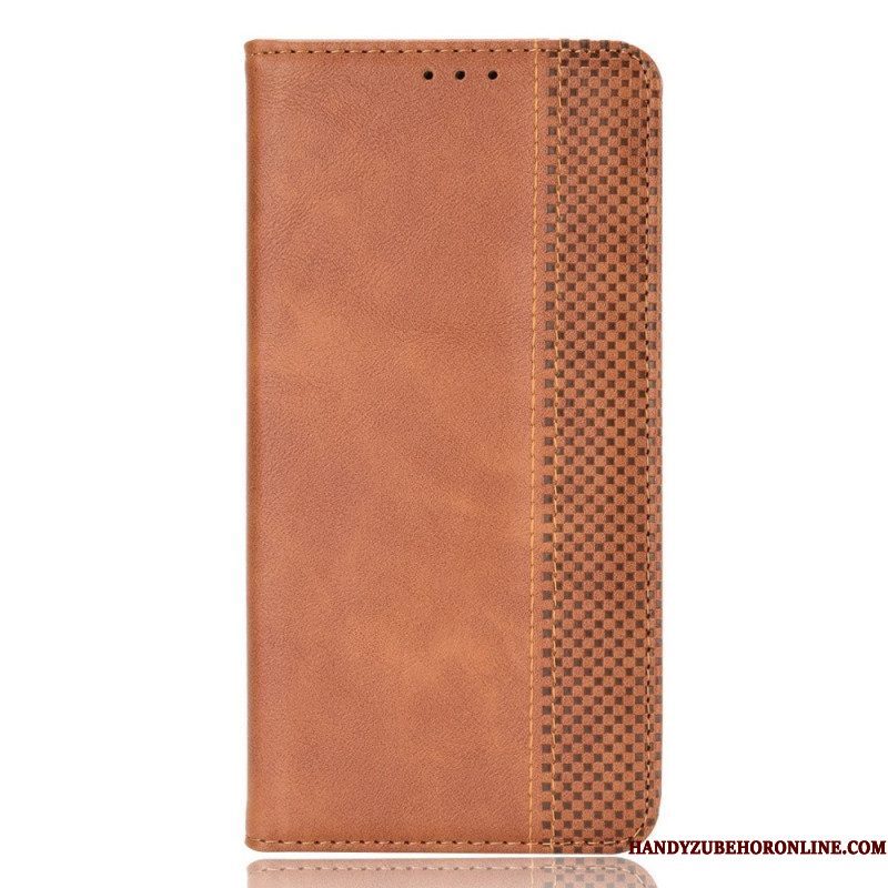 Bescherming Hoesje voor Huawei Mate 50 Pro Folio-hoesje Vintage Lederen Stijl