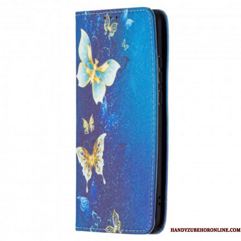 Bescherming Hoesje voor Huawei P50 Pro Folio-hoesje Kleurrijke Vlinders