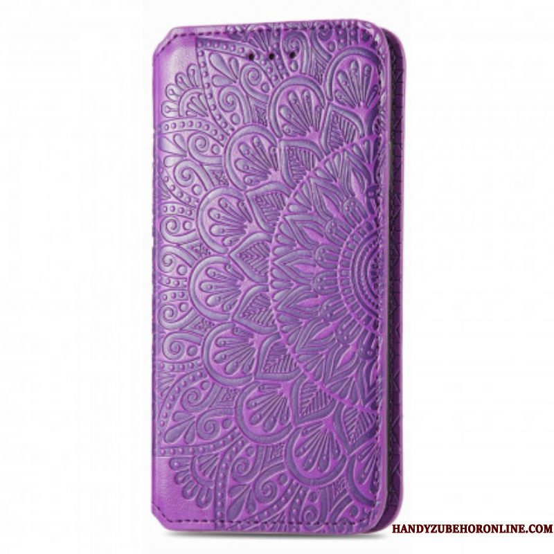 Bescherming Hoesje voor Motorola Edge 20 Pro Folio-hoesje Mandala