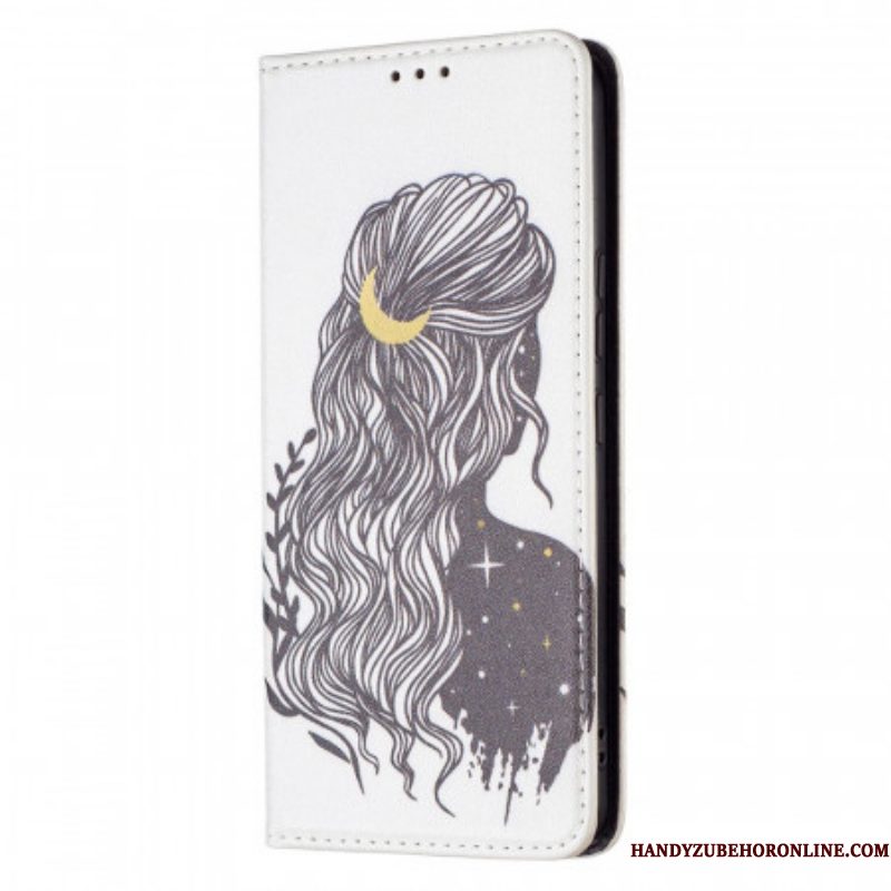 Bescherming Hoesje voor Samsung Galaxy A53 5G Folio-hoesje Mooi Haar