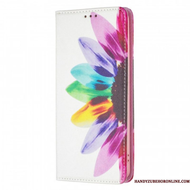 Bescherming Hoesje voor Samsung Galaxy A53 5G Folio-hoesje Waterverf Bloem