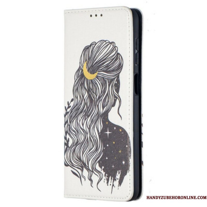 Bescherming Hoesje voor Samsung Galaxy M12 / A12 Folio-hoesje Mooi Haar