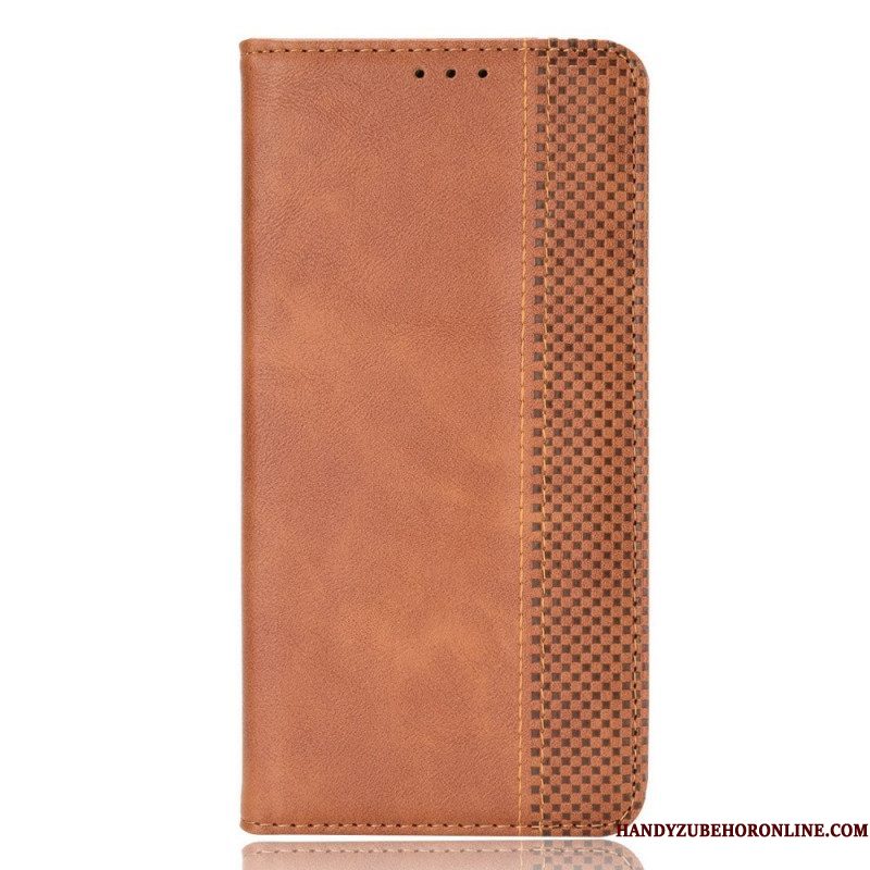 Bescherming Hoesje voor Samsung Galaxy M23 5G Folio-hoesje Gestileerd Vintage Leereffect