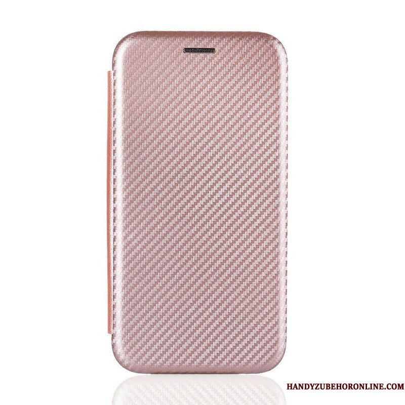 Bescherming Hoesje voor Samsung Galaxy M51 Folio-hoesje Koolstofvezel