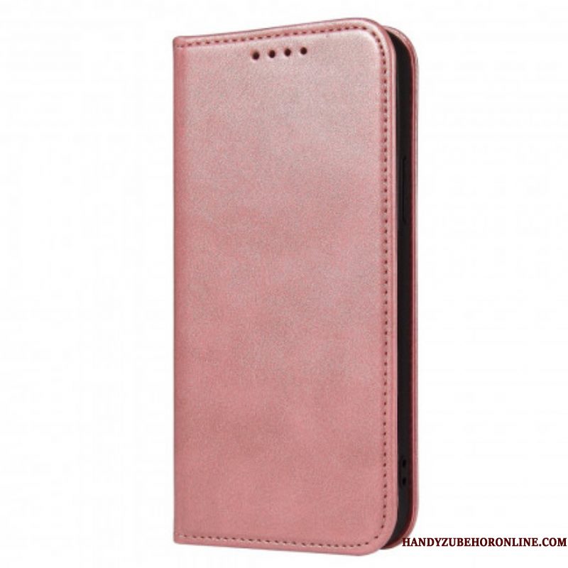 Bescherming Hoesje voor Samsung Galaxy S21 5G Folio-hoesje Leereffect In Zakelijke Stijl