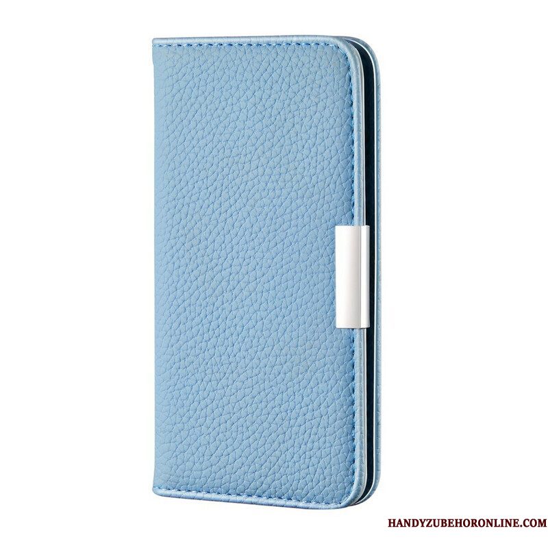 Bescherming Hoesje voor Samsung Galaxy S21 FE Folio-hoesje Imitatieleer Litchi Ultra Chic