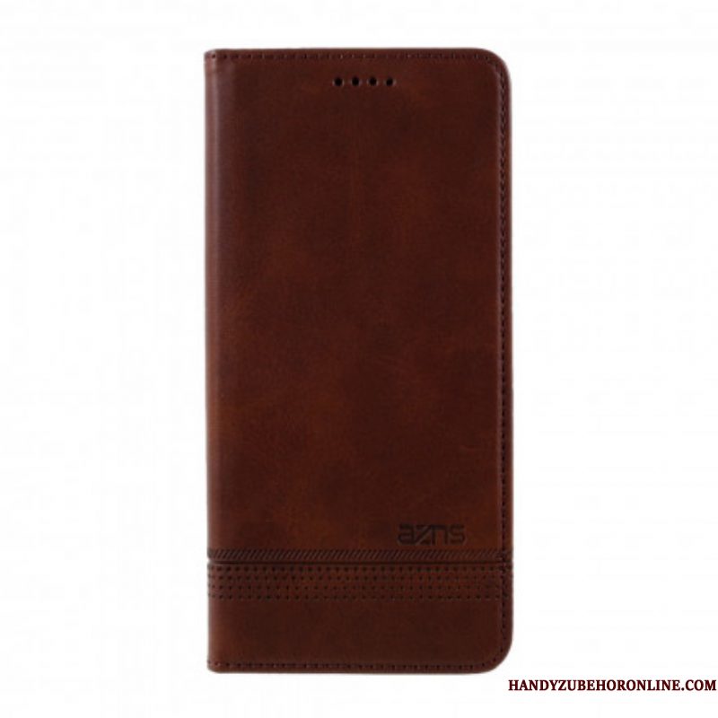 Bescherming Hoesje voor Samsung Galaxy S21 Plus 5G Folio-hoesje Azns Leerstyling