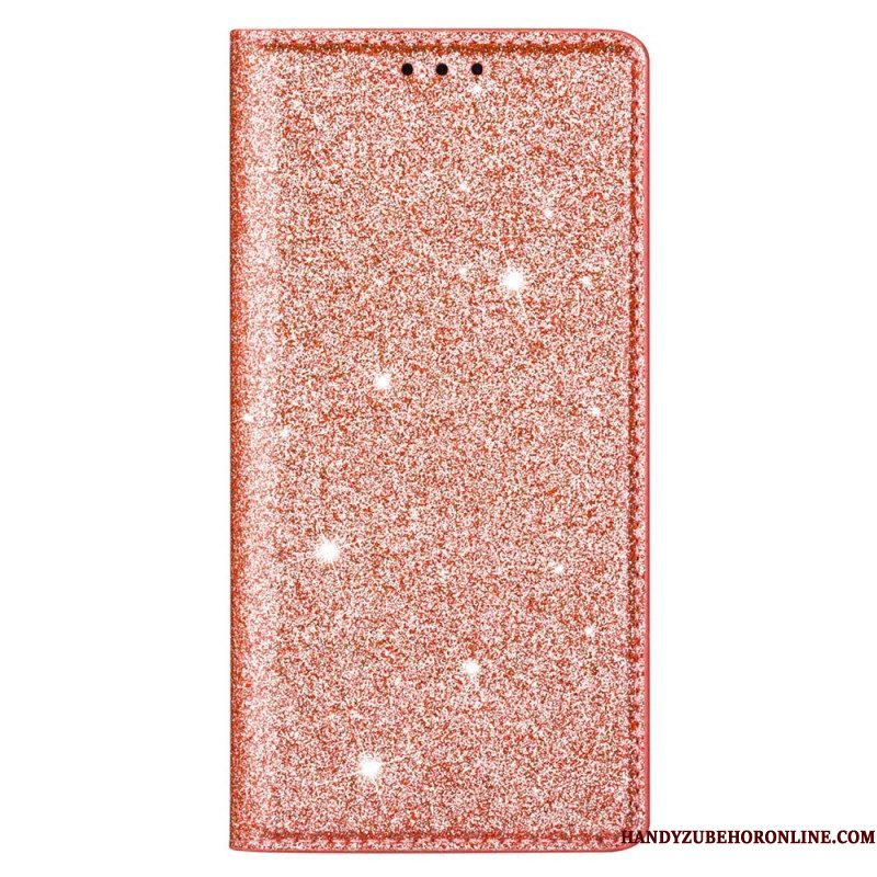 Bescherming Hoesje voor Samsung Galaxy S22 Plus 5G Folio-hoesje Paillettenstijl